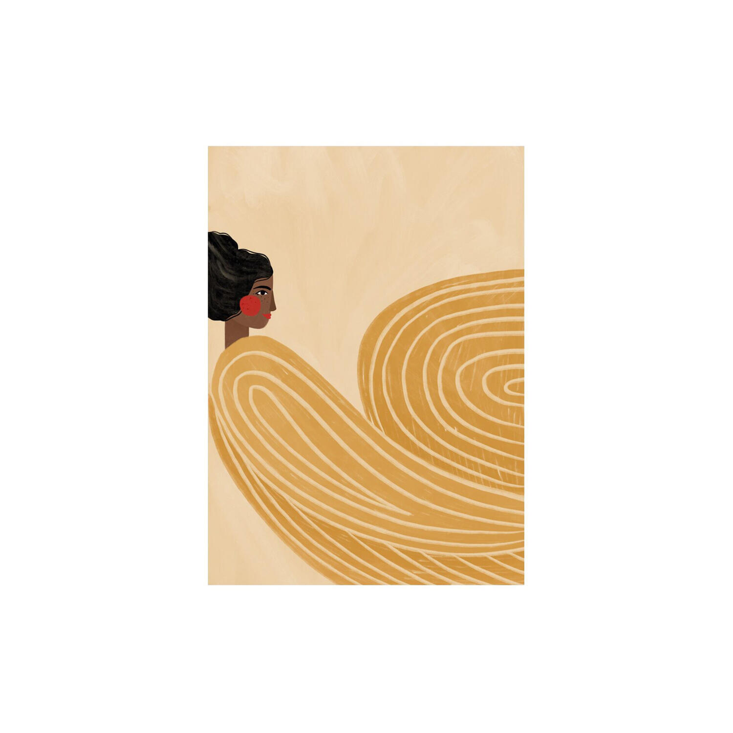 The Woman with the Yellow Stripes