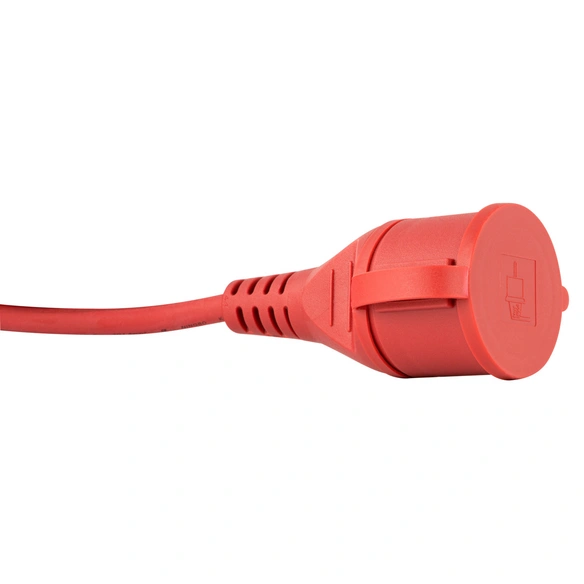 Verlängerungskabel, H05RR-F 3G1,5, IP44, 10 m, rot