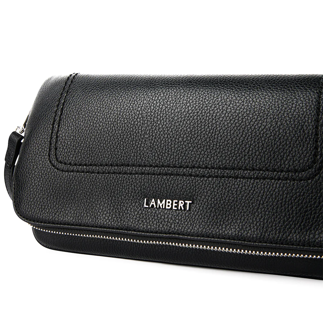The Adele - 3-in-1 Black Vegan Leather Handbag