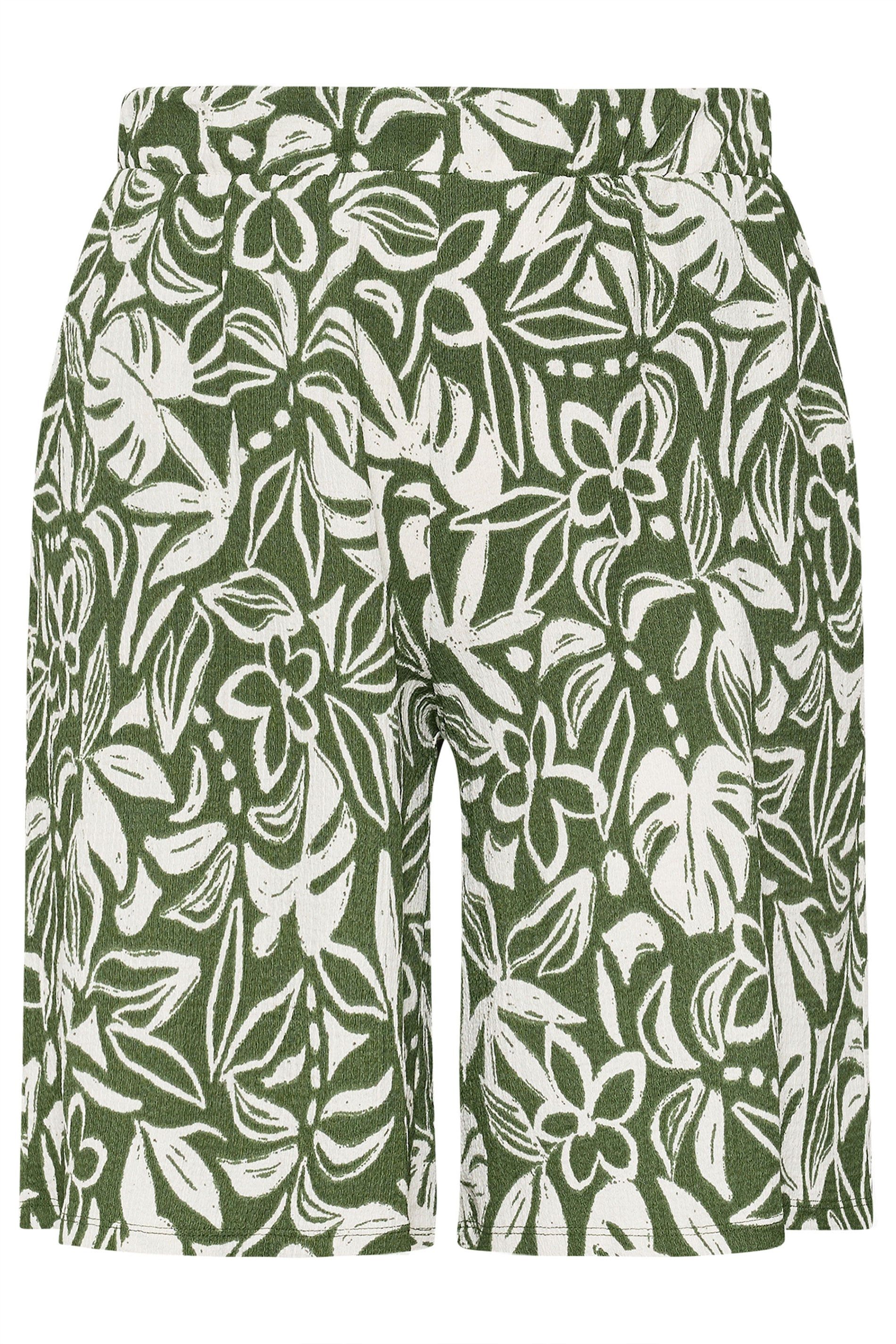 Yours Leaf Print Shorts