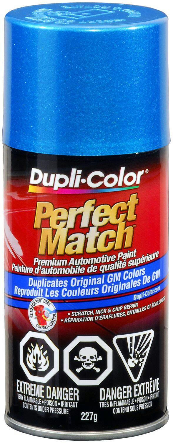 Dupli-Color Perfect Match Premium Acrylic Lacquer Automotive Aerosol Spray Paint, Bahama Blue Metallic (22, WA 9656), 227-g