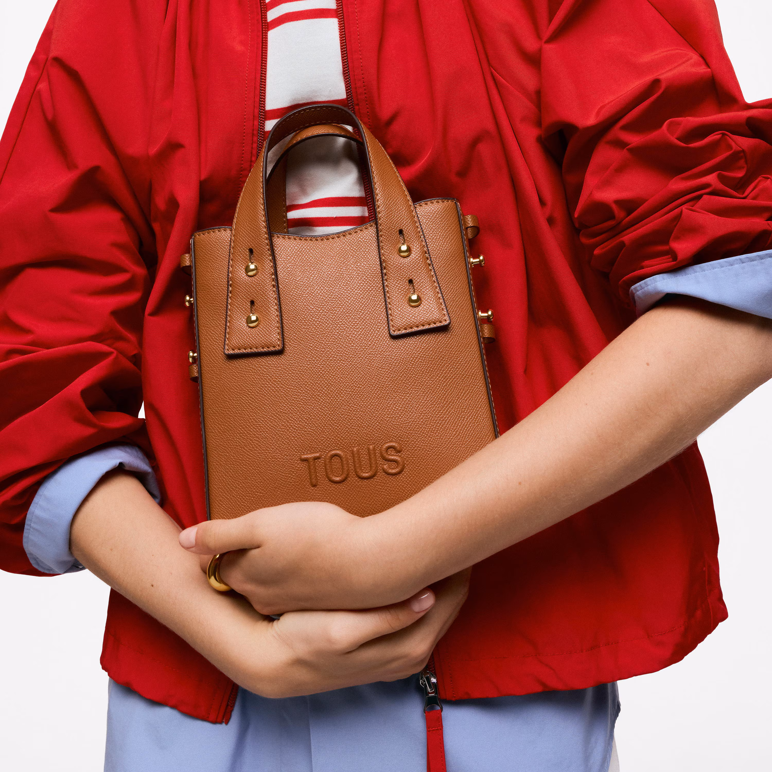 Mini bolso camel TOUS Back to basics