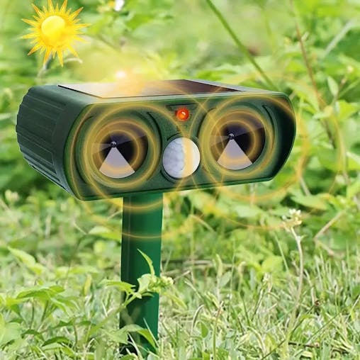 NNETM Emerald Solar Ultrasonic Animal Repellent