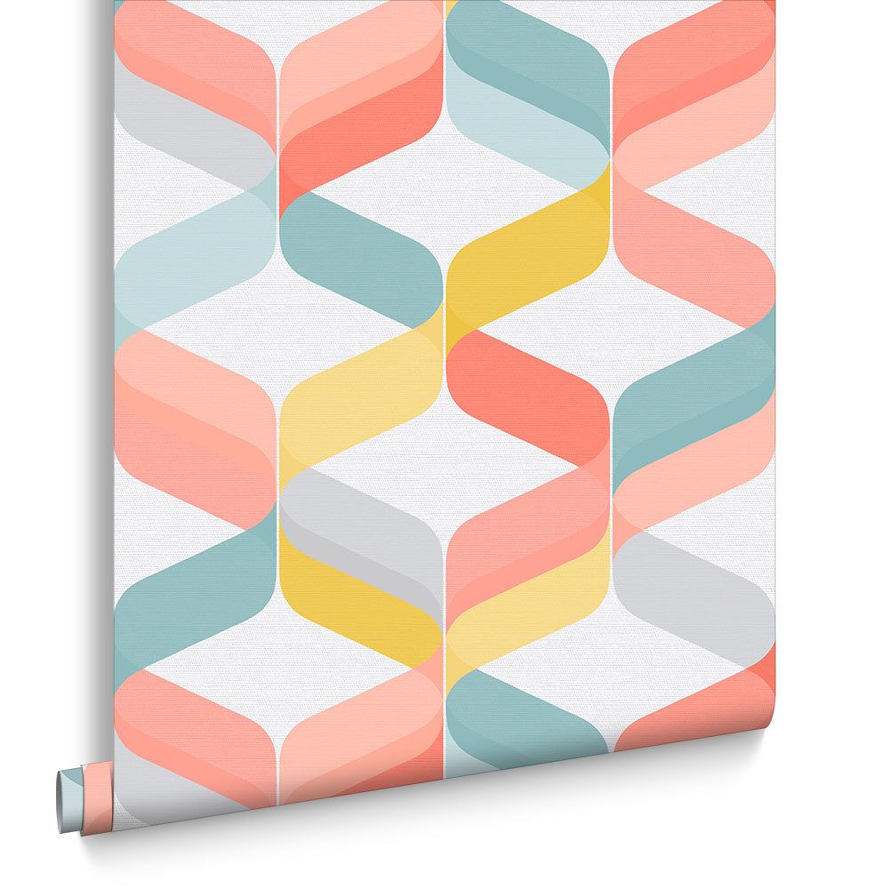 Graham & Brown Vliesbehang - Retro Brights - 10mx52cm