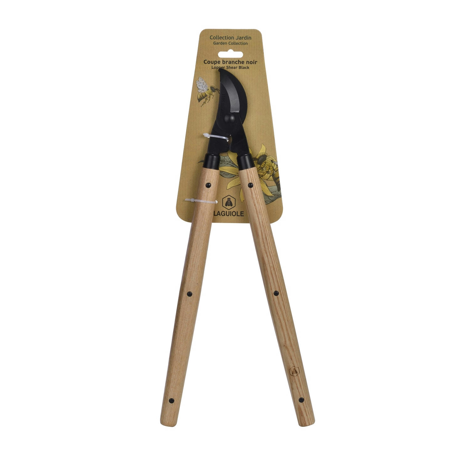 - Coupe branche Noir en Bois de Frêne Naturel