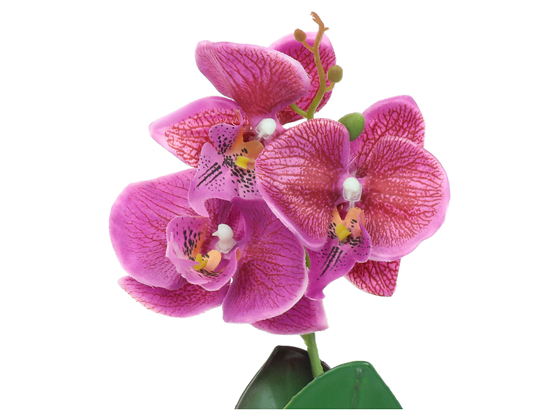 Sztuczna orchidea w doniczce 30 cm różowa