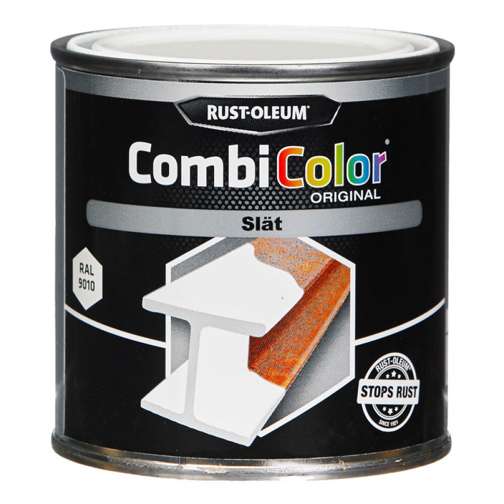 METALLAKK COMBICOLOR® 250ML HVIT BLANK