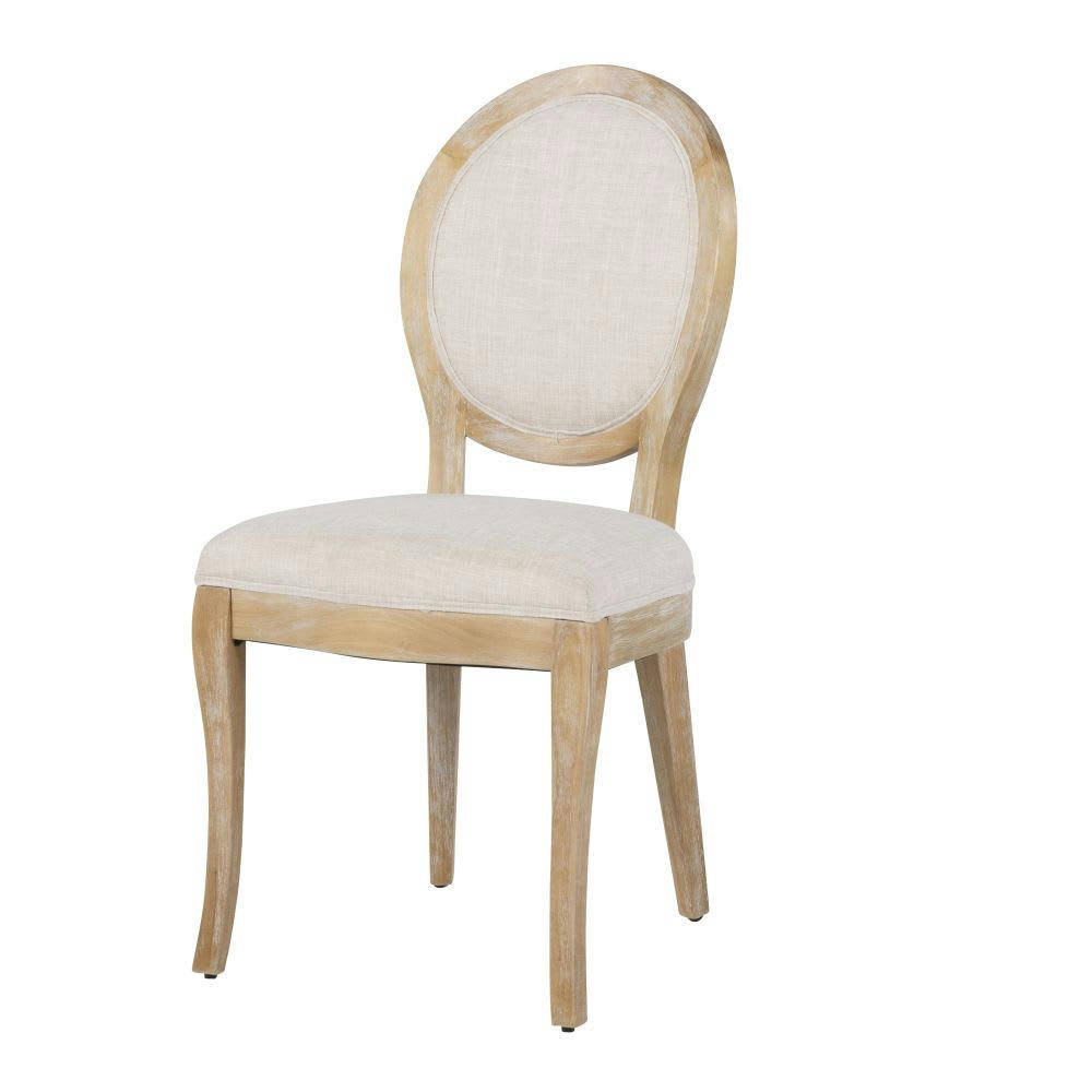 Joséphine - Chaises beiges et marron (x2)