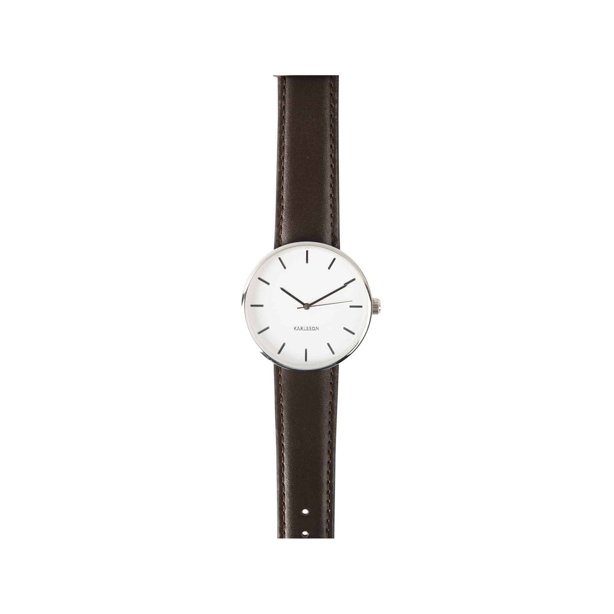Karlsson horloge Minimal - wit - Ø4cm