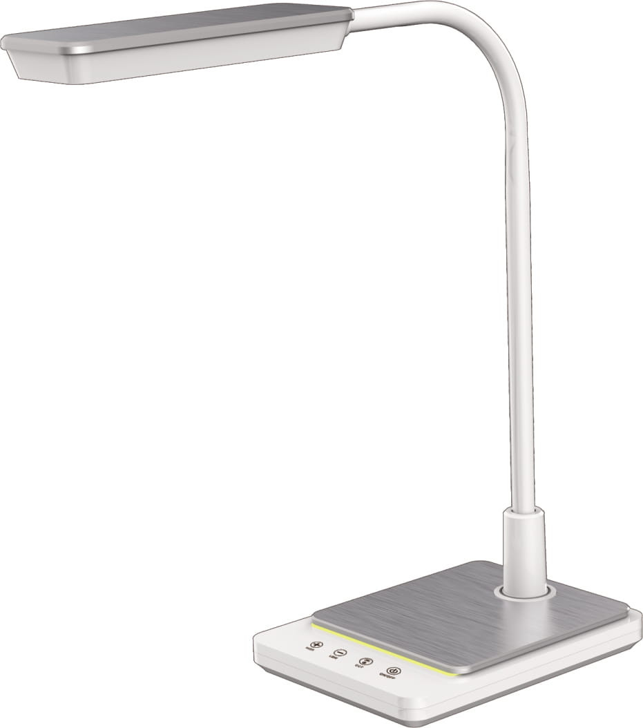 Lampka biurkowa elastyczna IKA biała LED 8W Odcienie bieli wys:40cm Kaja