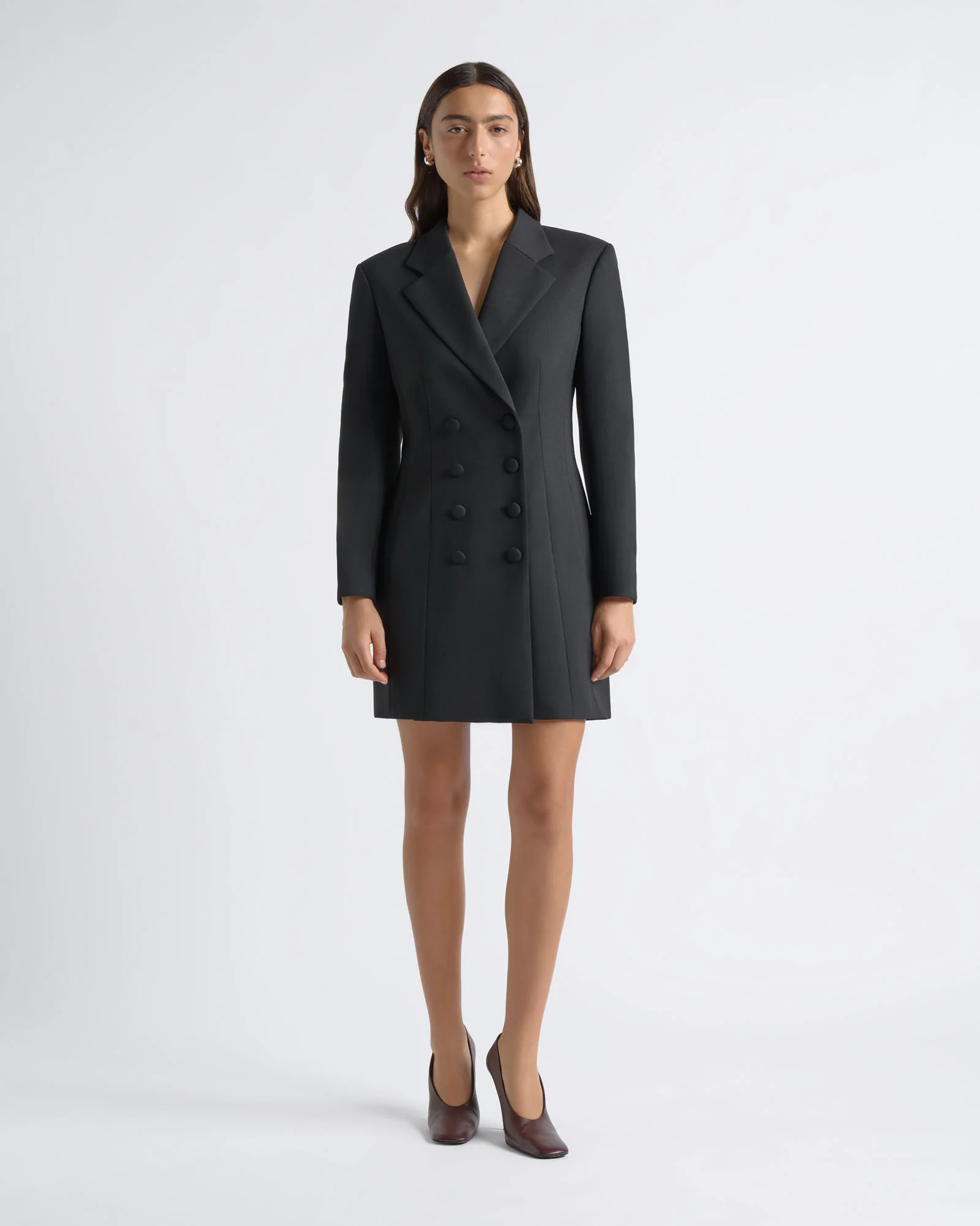 Double Breasted Blazer Dress