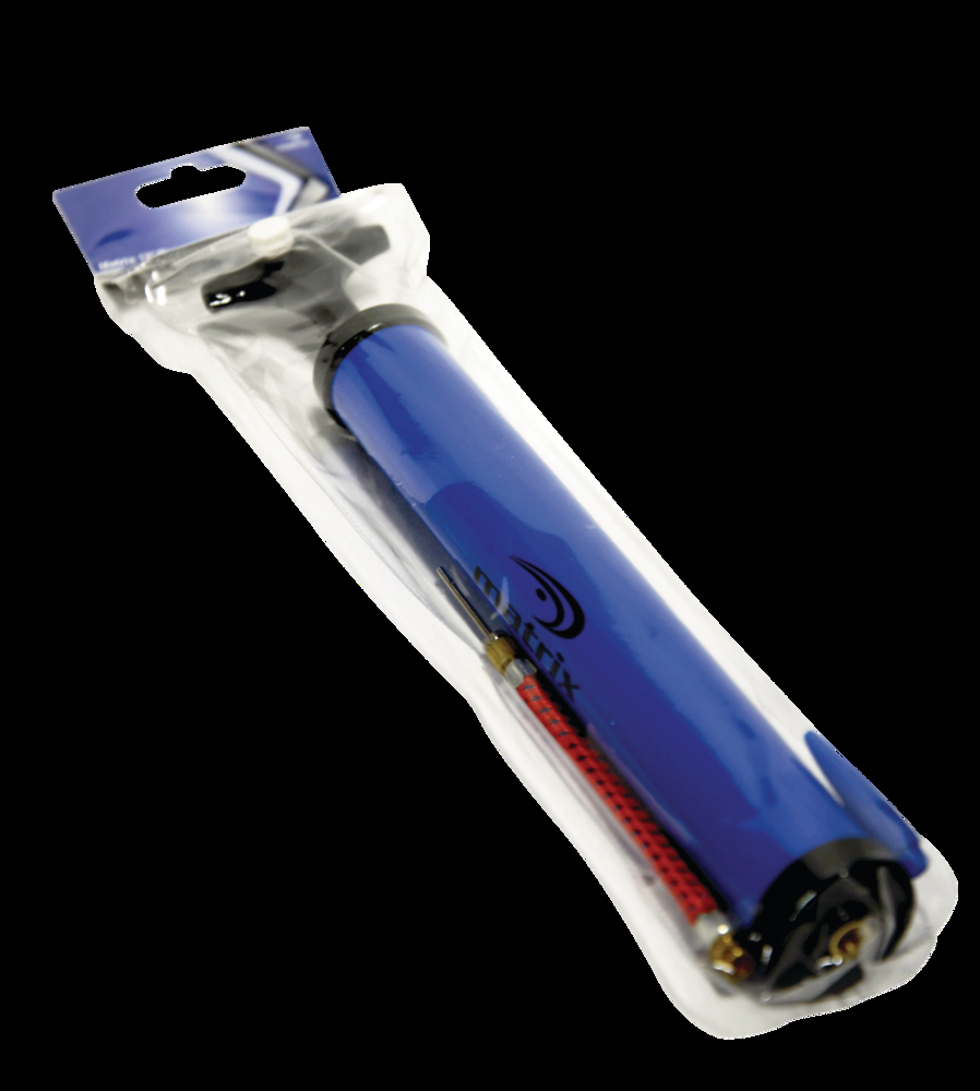 Matrix Dual-Action Portable Hand-Held Air Pump w/ Inflation Needle For All Sport Balls, 12-in