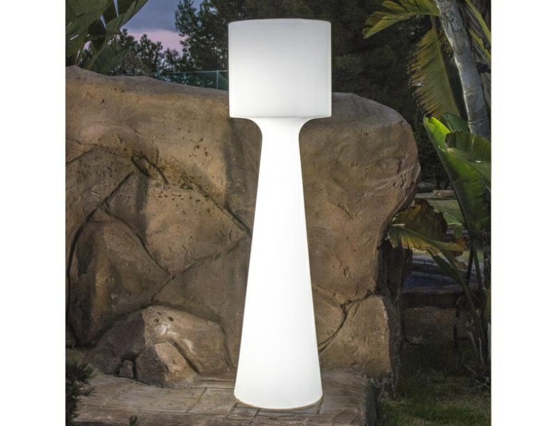 NEW GARDEN lampa ogrodowa GRACE 140BATTERY biała