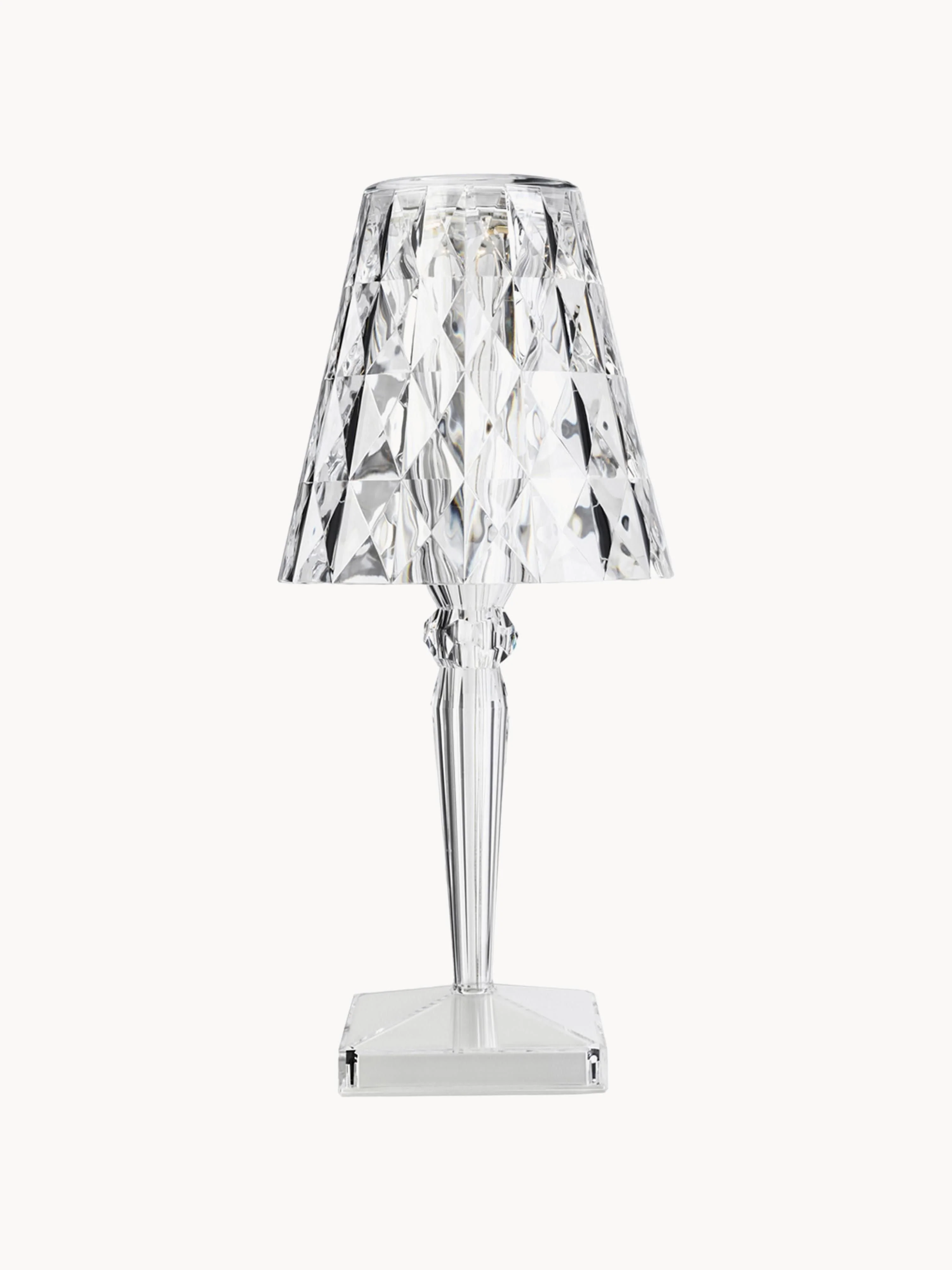 Mobile dimmbare LED-Tischlampe Big Battery, H 37 cm