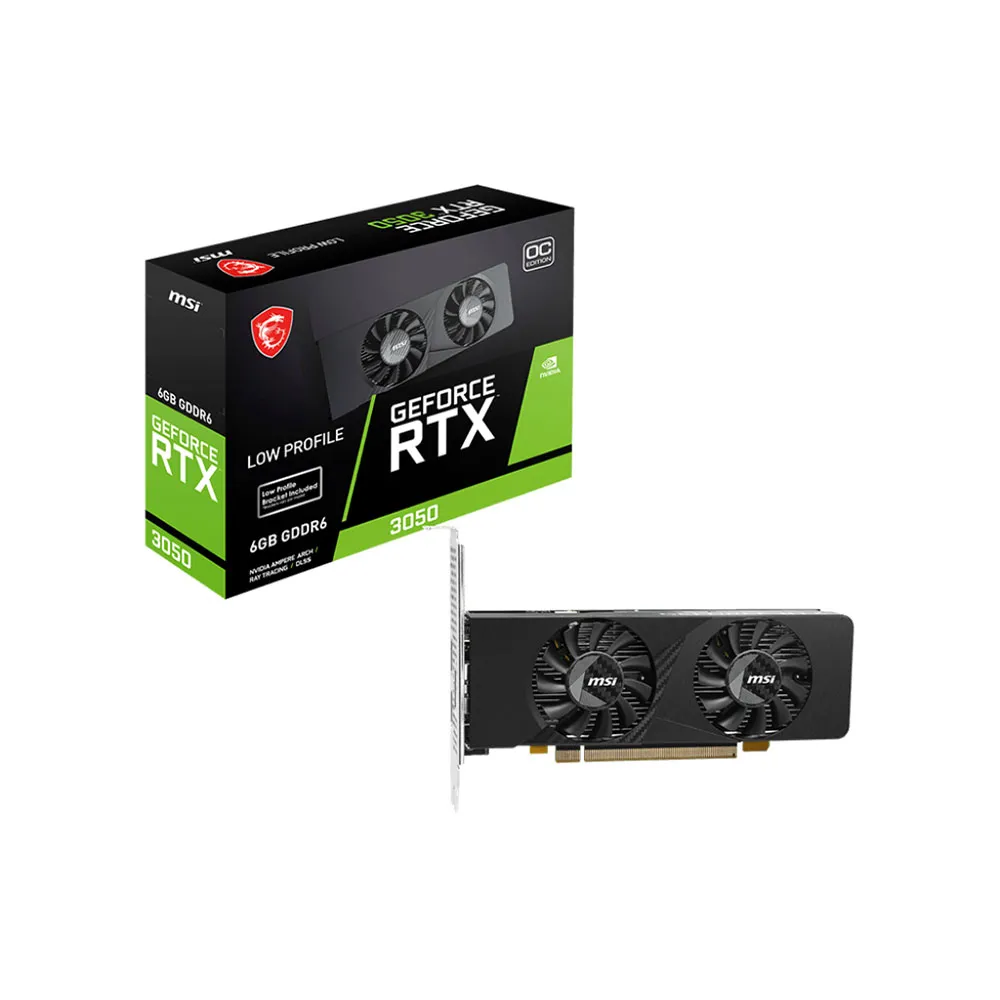 MSI RTX 3050 LP E 6G OC GDDR6 6GB GDDR6 graphic card