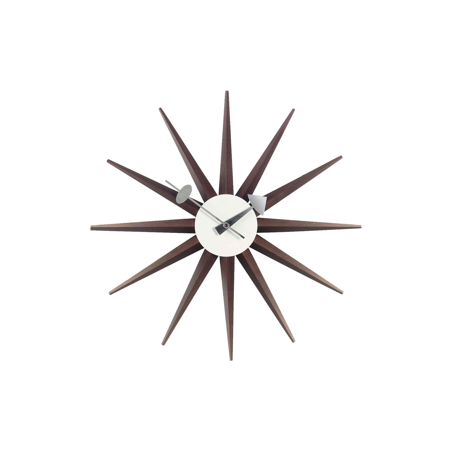 Sunburst v&aelig;gur, walnut