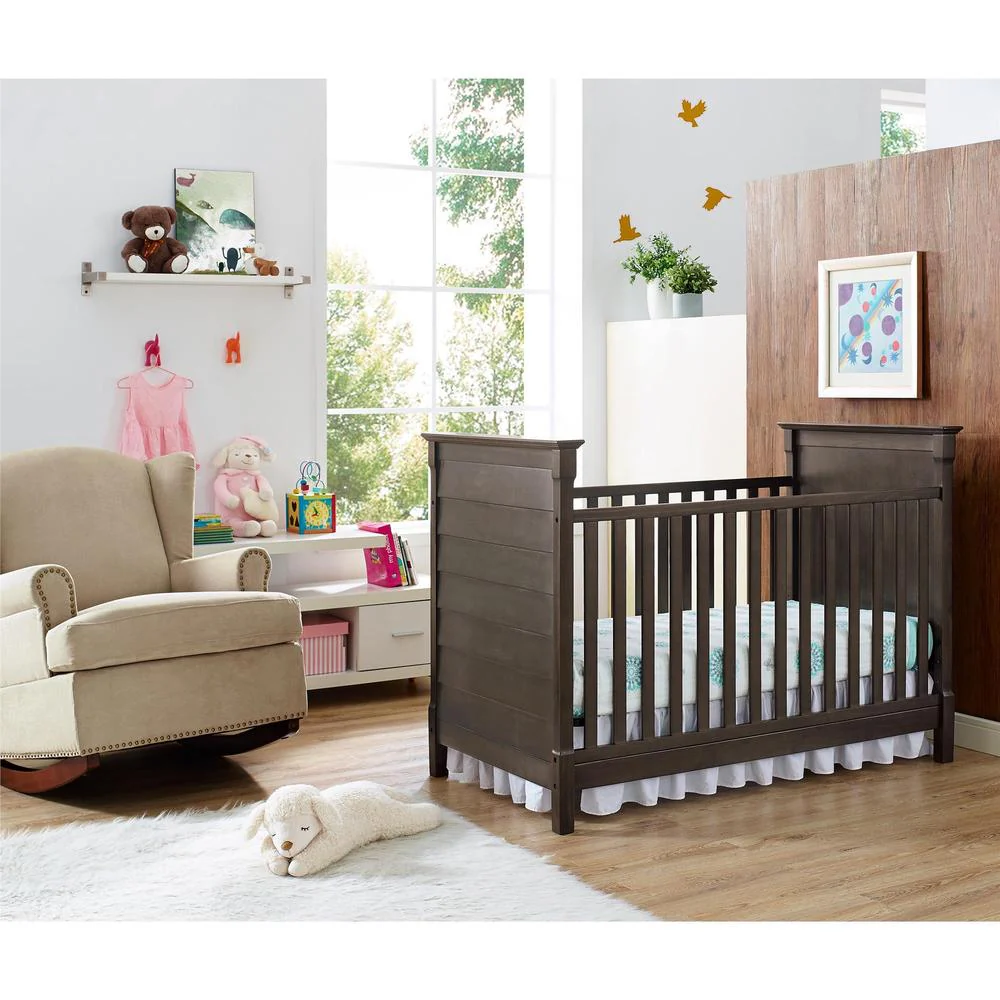 Baby Relax Slade Rustic 2-in-1 Convertible Crib