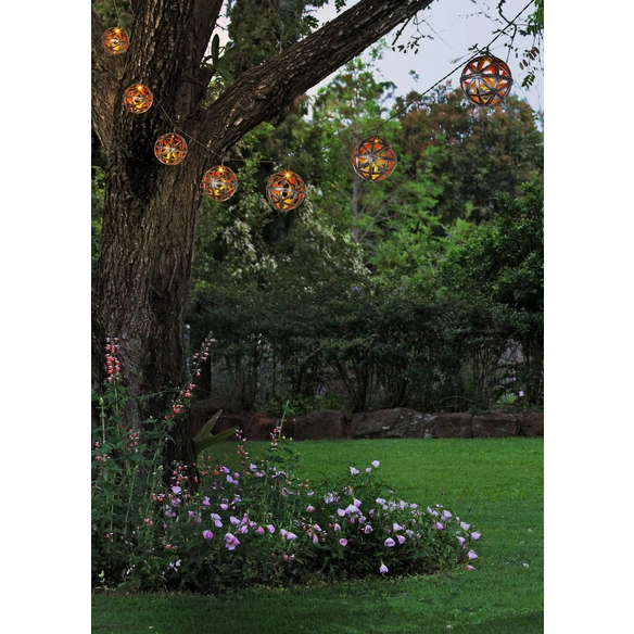 LED-Lichterkette »Bernike«, silber/goldfarben, Kabellänge: 4 m, inkl. Leuchtmittel