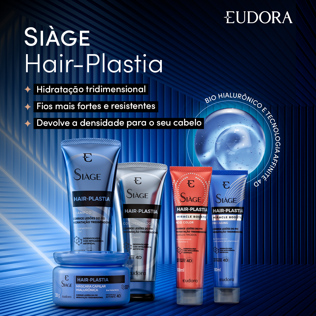 Combo Máscara Capilar Siáge Hair-Plastia 250g (2 itens)