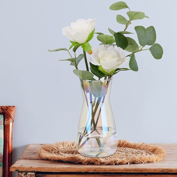 Glass Vase Flowers Centerpiece Glass Table Vase for Wedding