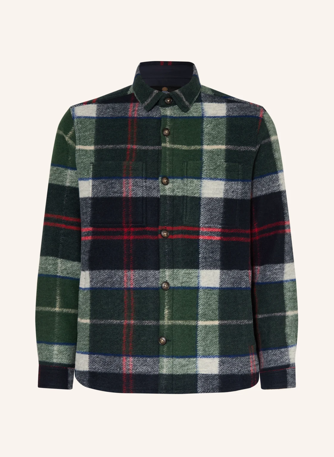 Barbour Flanell-Overshirt WOODLANE