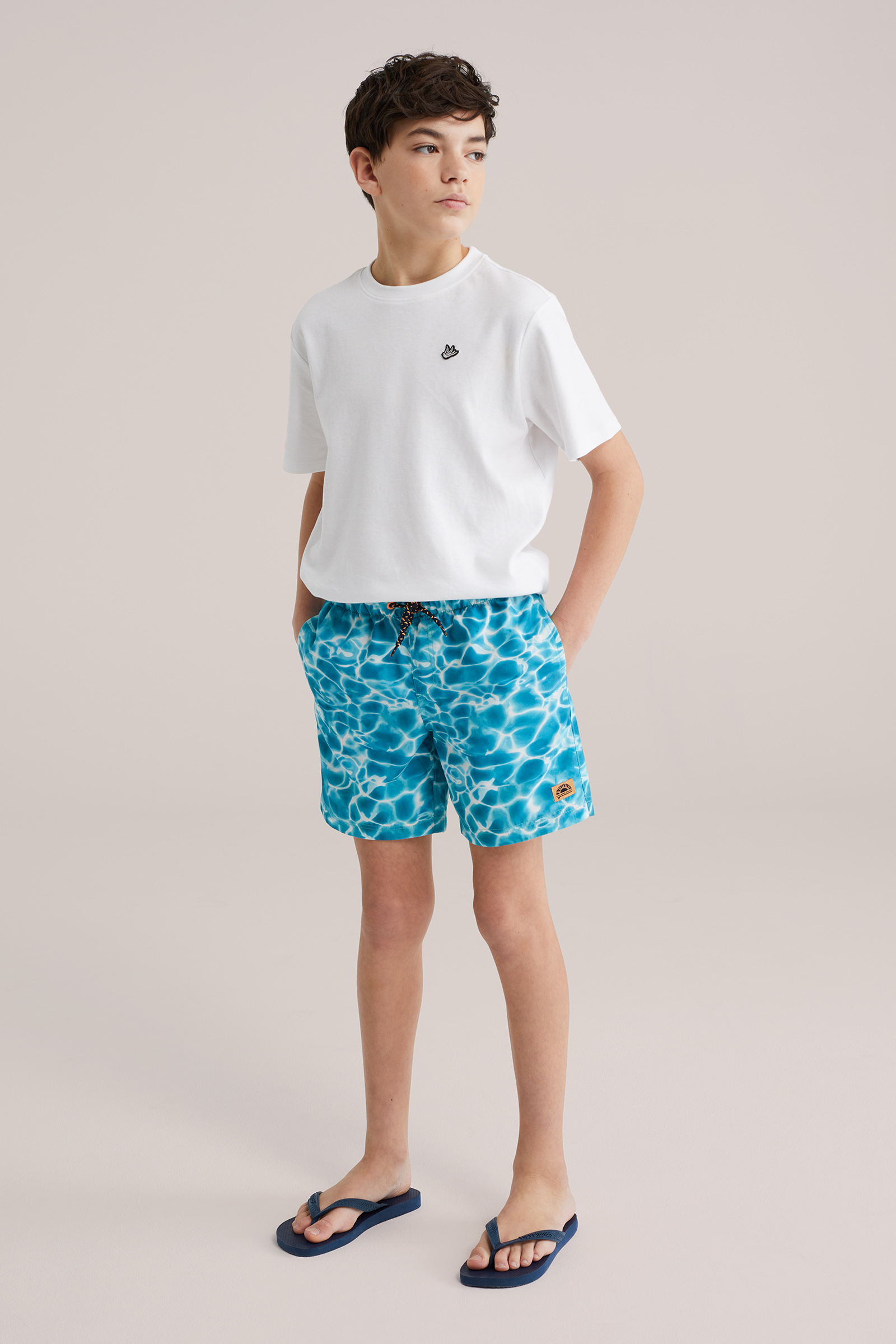 Jongens zwembroek met print