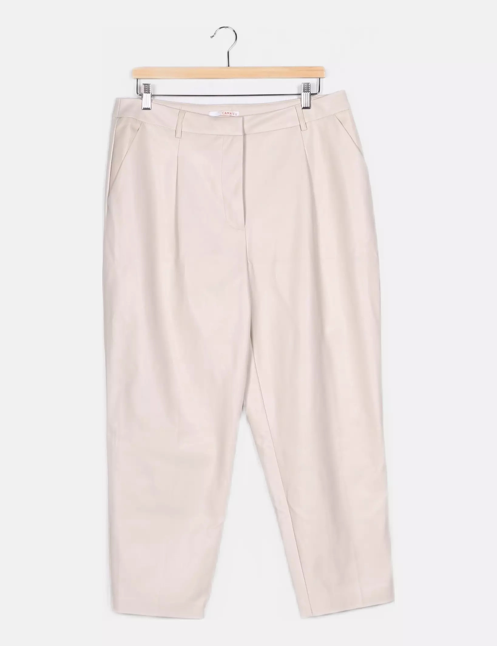Camaïeu slacks skinny, slim Leatherette