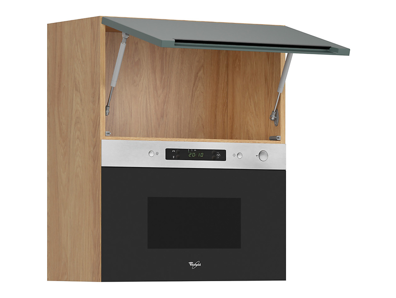 Szafka kuchenna górna Iris 60 cm zieleń boho matz mikrofaląinox