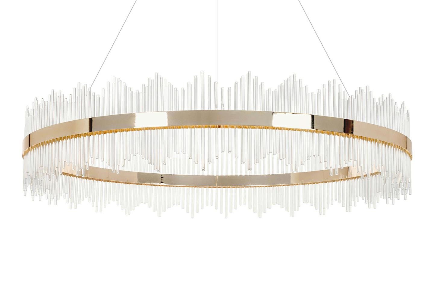 MOOSEE lampa wisząca FLORENS 120 złota