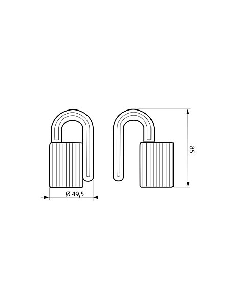 Lot de 2 entrebailleurs bloque-charnière, blanc - THIRARD