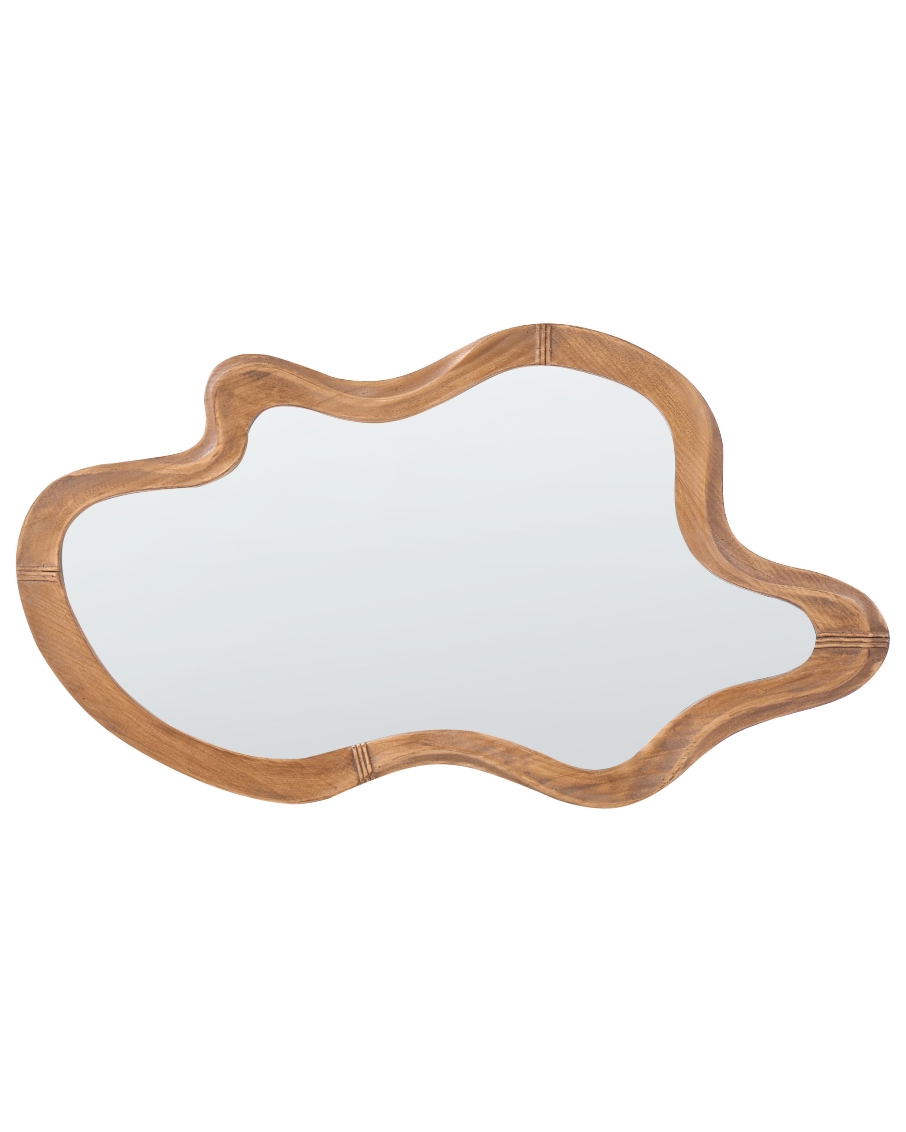 Wall Mirror DREVANT 89 cm 52 cm Pine Wood Natural