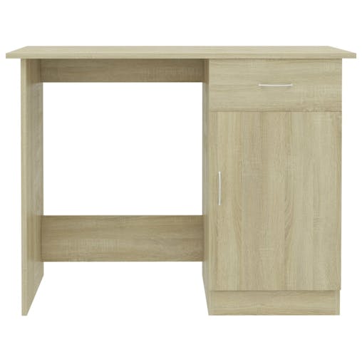 NNEVL Desk Sonoma Oak 100x50x76 cm Chipboard