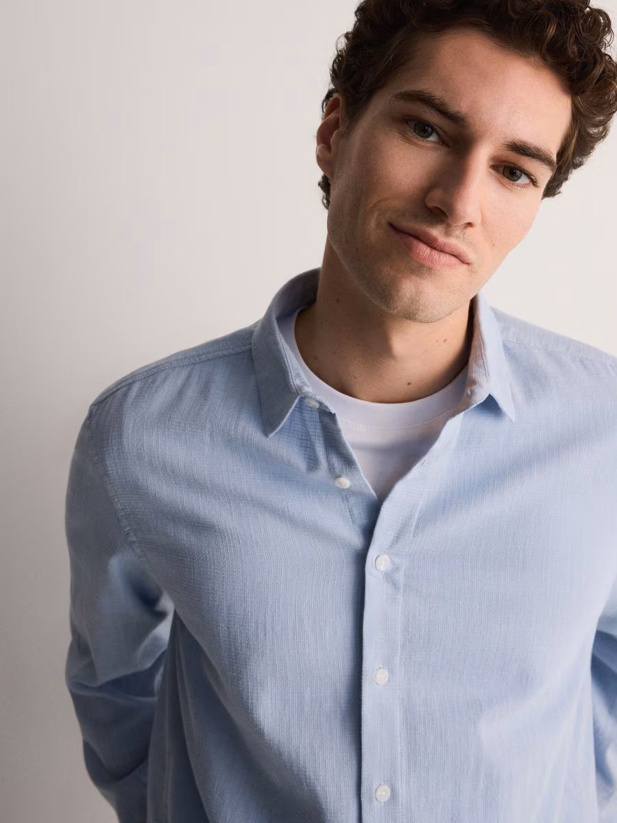Regular Fit Cotton Rich Shirt