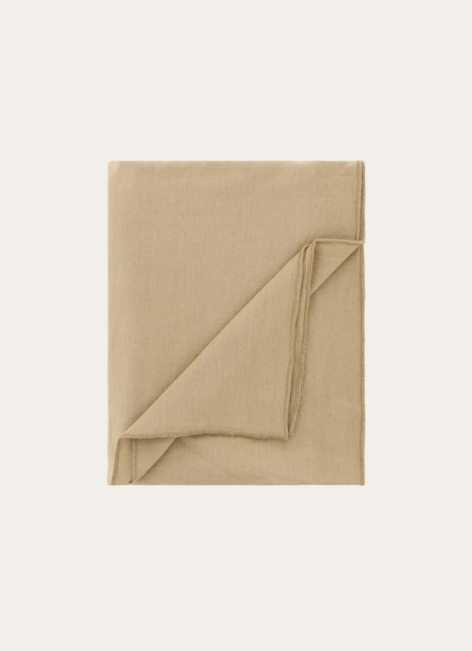 NAPPE COTON LIN FINITION BOURDON TABAC