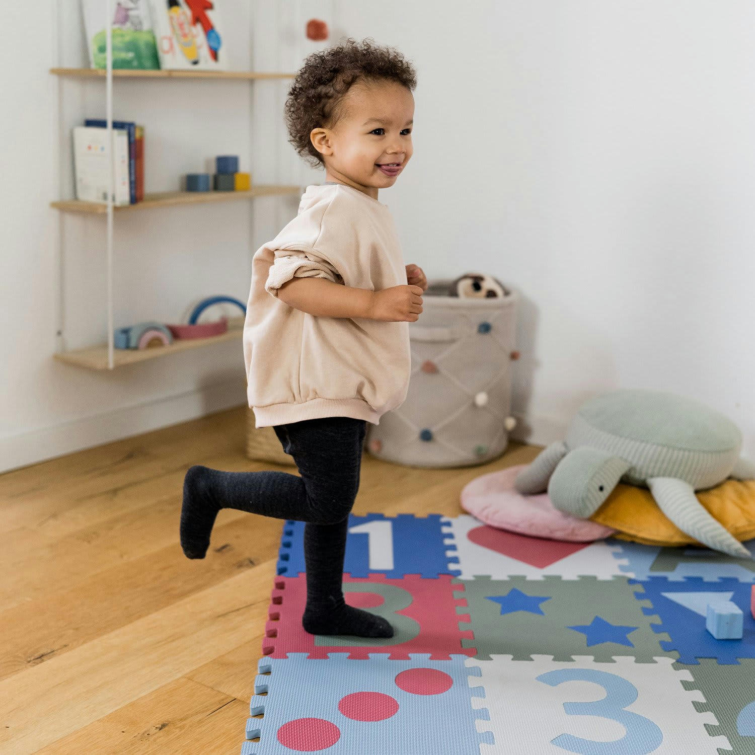 NORA - Tapis de jeu 120x120 cm