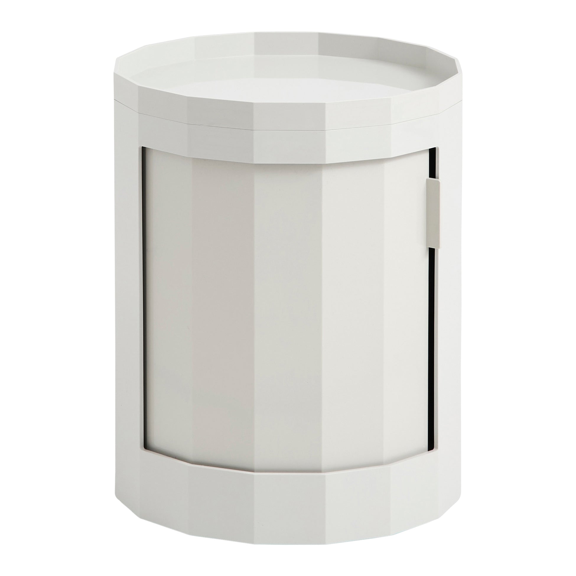 HAY Facet Bijzettafel met Opbergvak - Low - Misty Grey