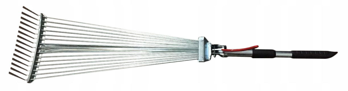 Grabie Ogrodowe Regulowane Miotłograbie 120-165cm do Ogrodu Trawa Liście