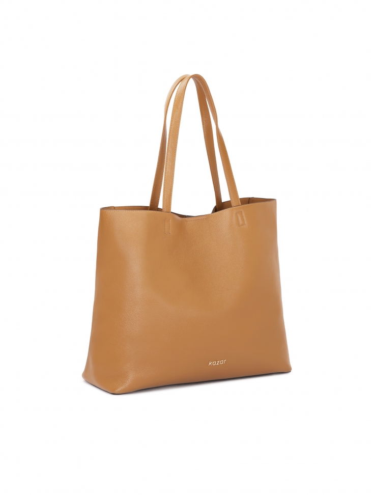 Large light brown shoulder bag