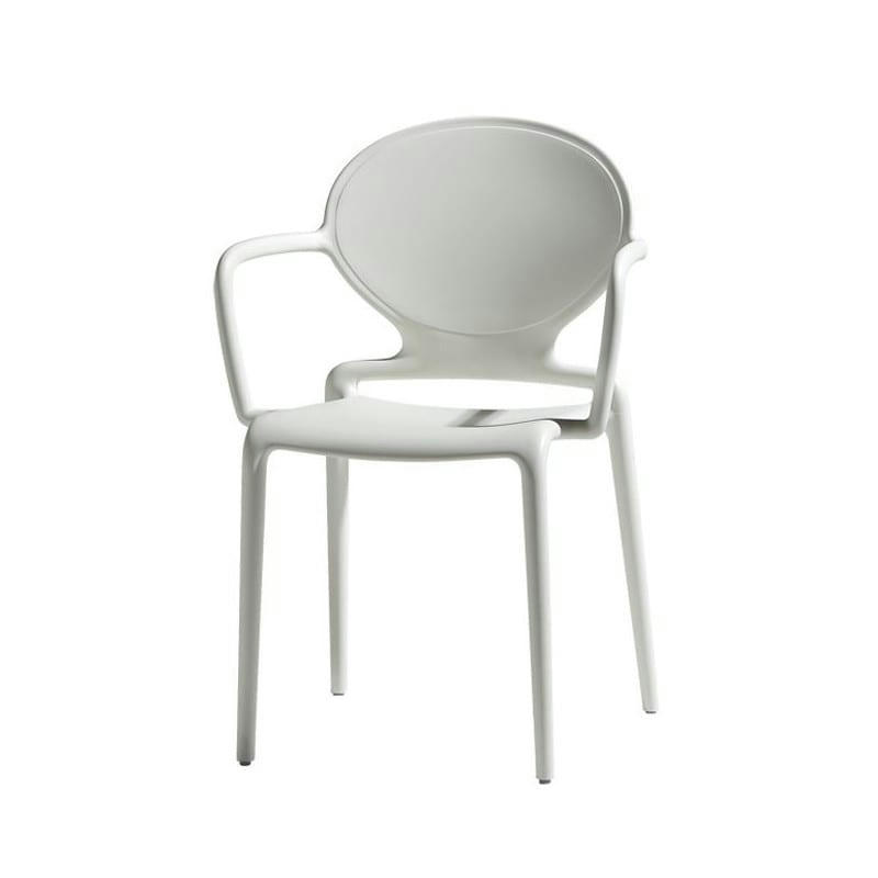 GIO - Chaise design en plastique blanc