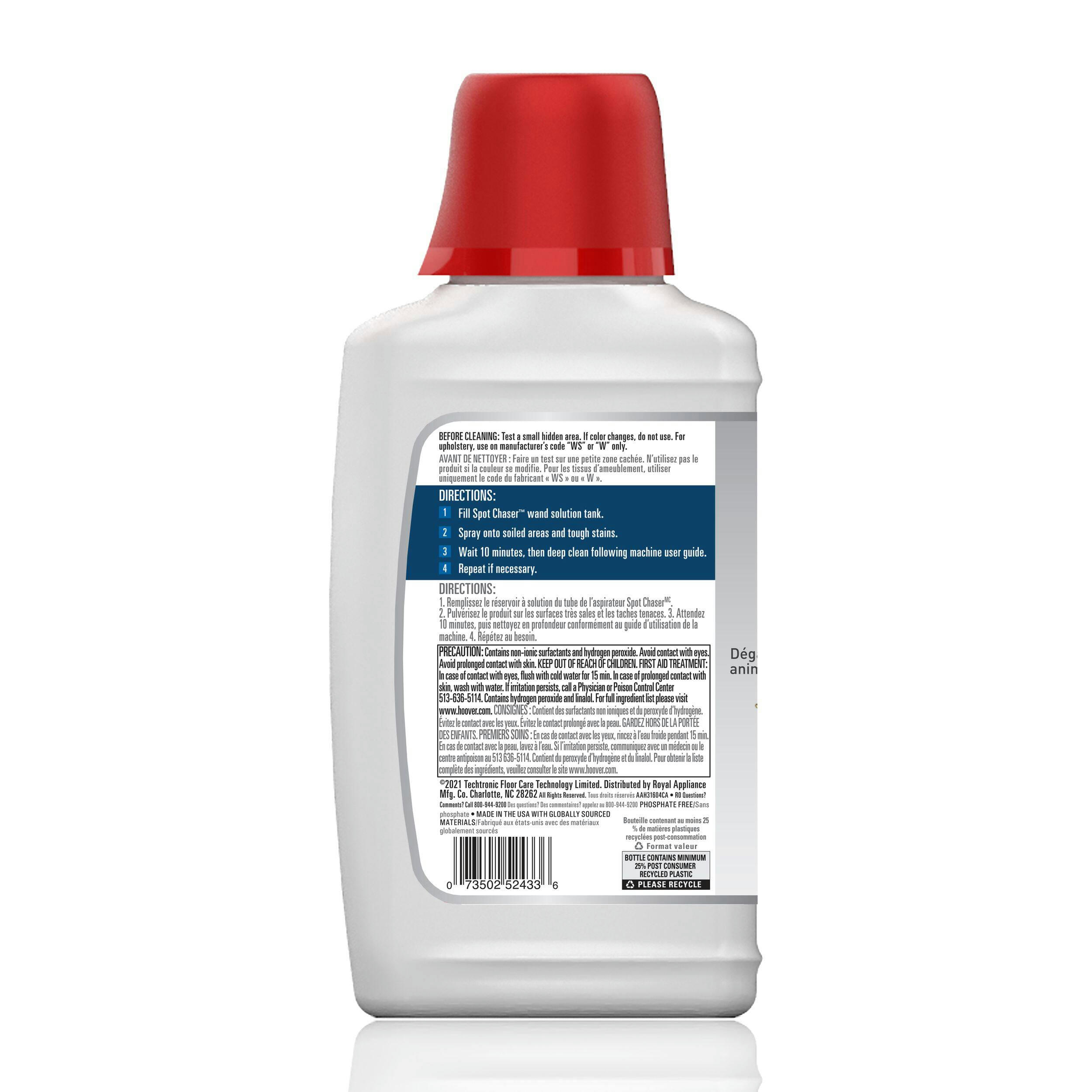 Hoover Oxy Spot Chaser Carpet Cleaner Pretreat Formula, 940-mL