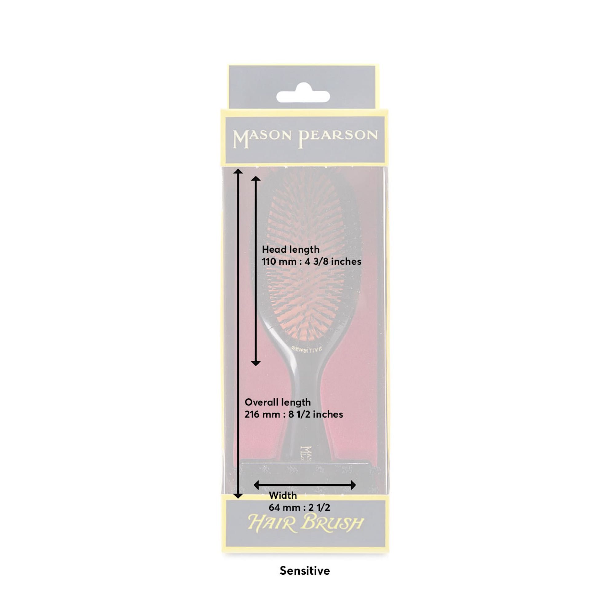 Mason Pearson Handy Sensitive Hair Brush White