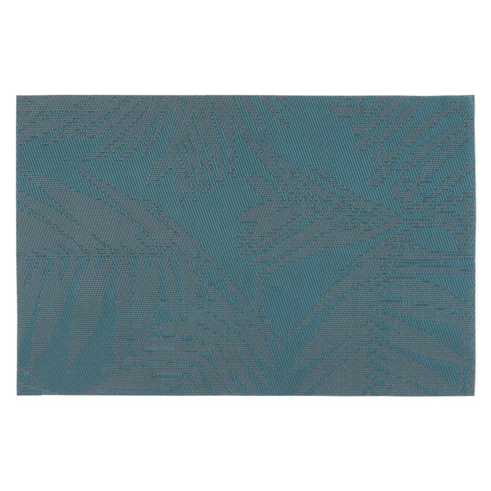 LEAF - Set de table imprimé tropical vert et noir