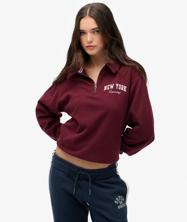 Athletic Essentials Collared Half Zip Sweatshirt