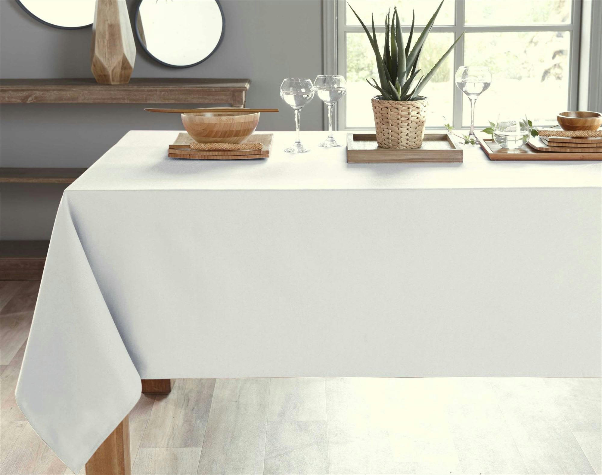 LONA - Nappe blanc D.180 en coton