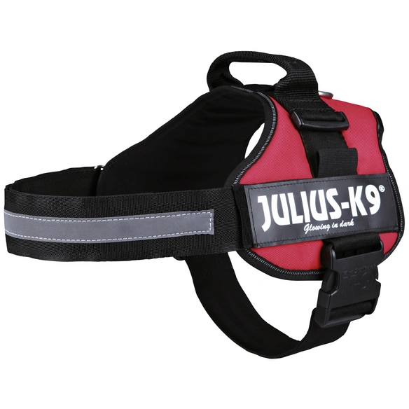 Hunde-Geschirr, 1/L, Nylon, rot