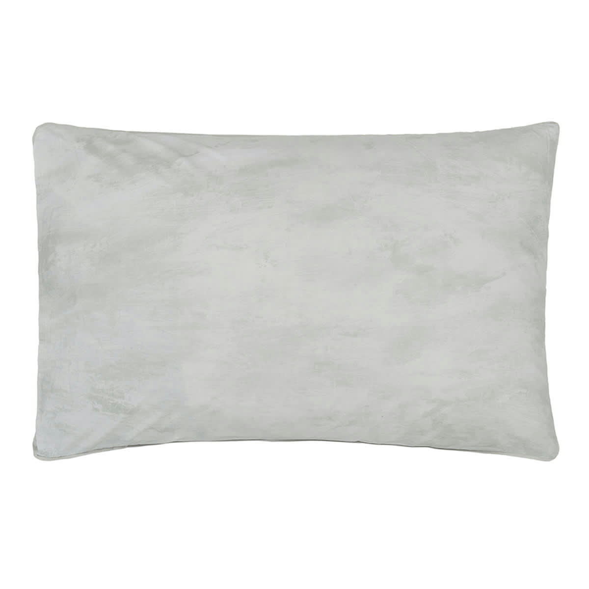 GEO MODERNE PEWTER - Taie d'oreiller en percale de coton beige 50x75