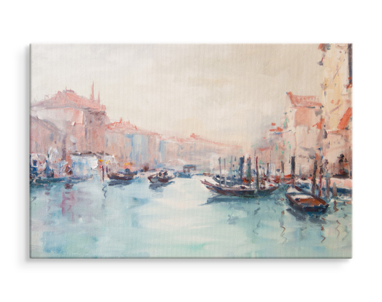 Obraz Na Płótnie Abstrakcyjna Wenecja 30x20cm
