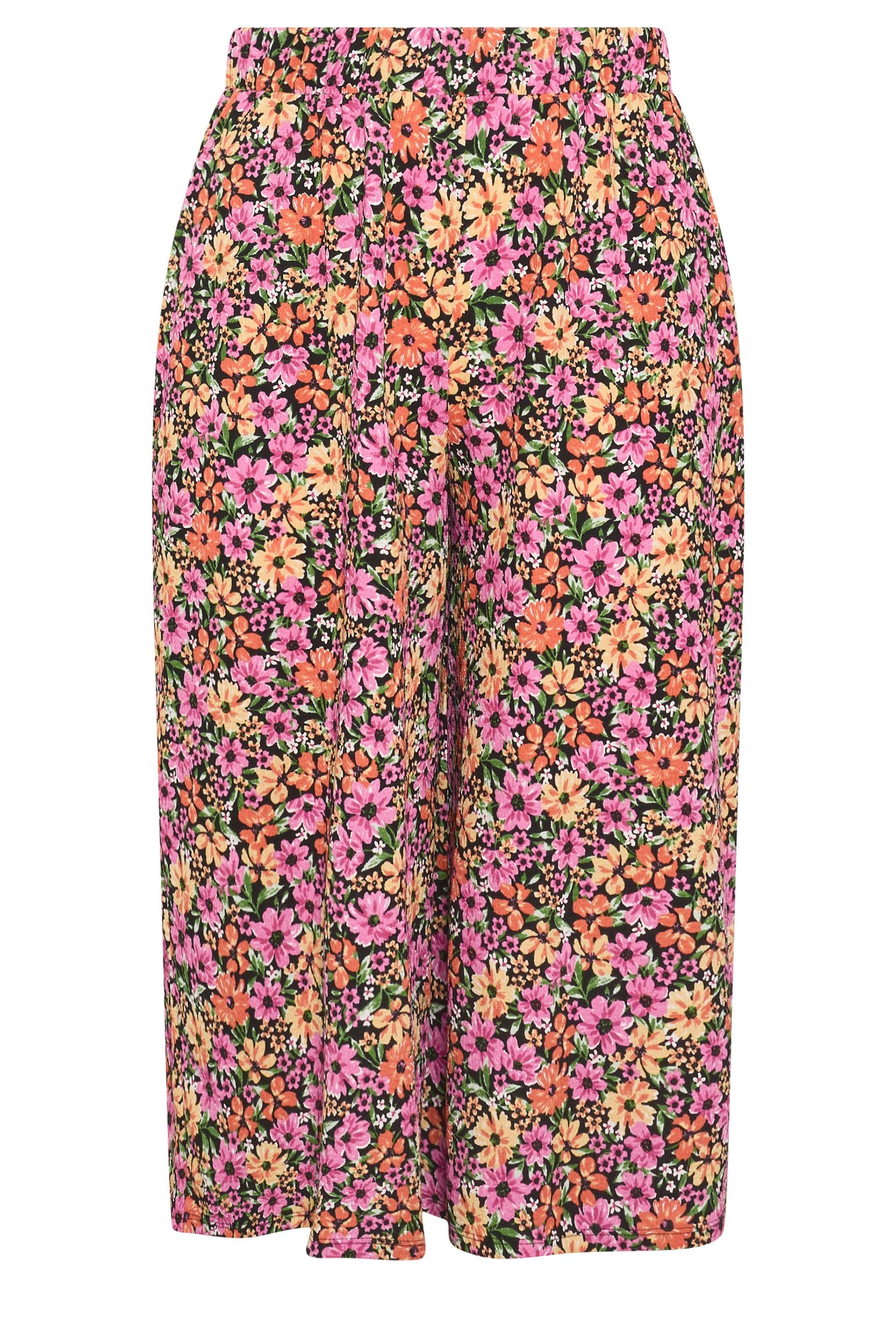 Yours Floral Print Culottes