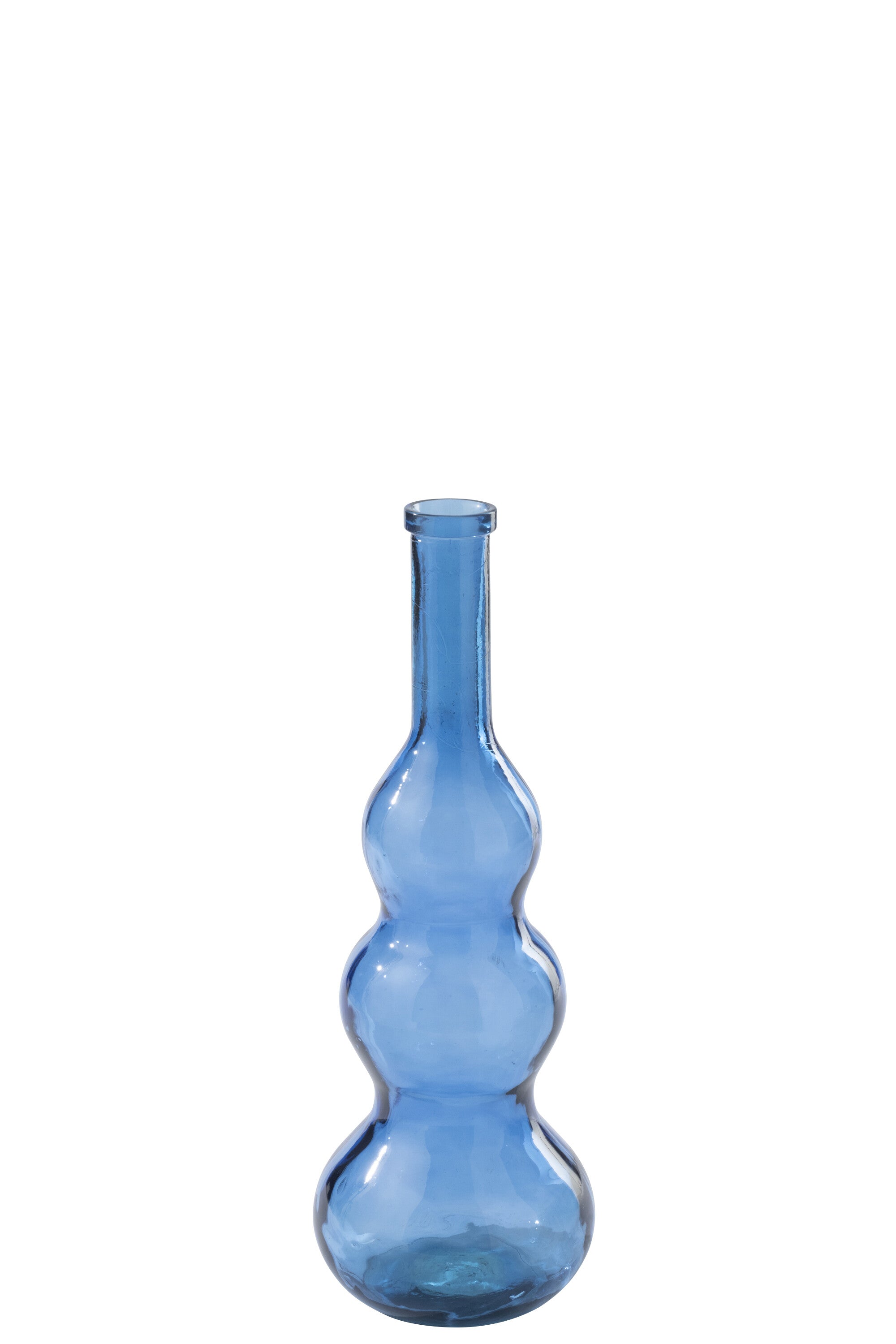 J-Line vloervaas - glas - blauw