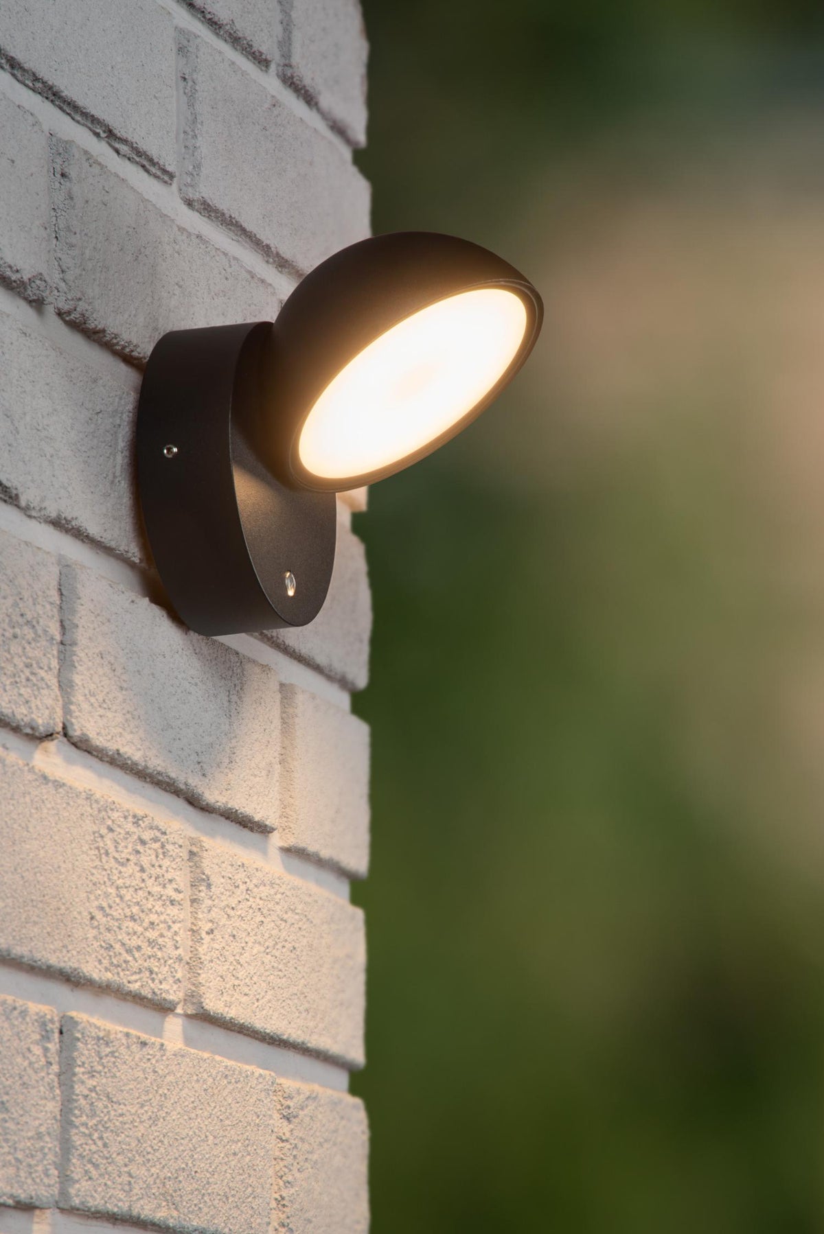 Lucide wandlamp FINN - Geïntegreerde LED - Zwart